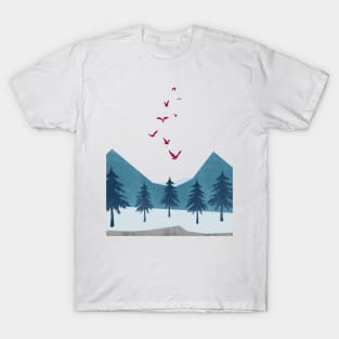 Birds flying High T-Shirt